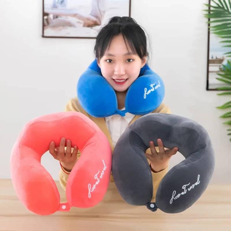 Oreiller de Voyage Ergonomique – Coussin Cervical Confort Mémoire