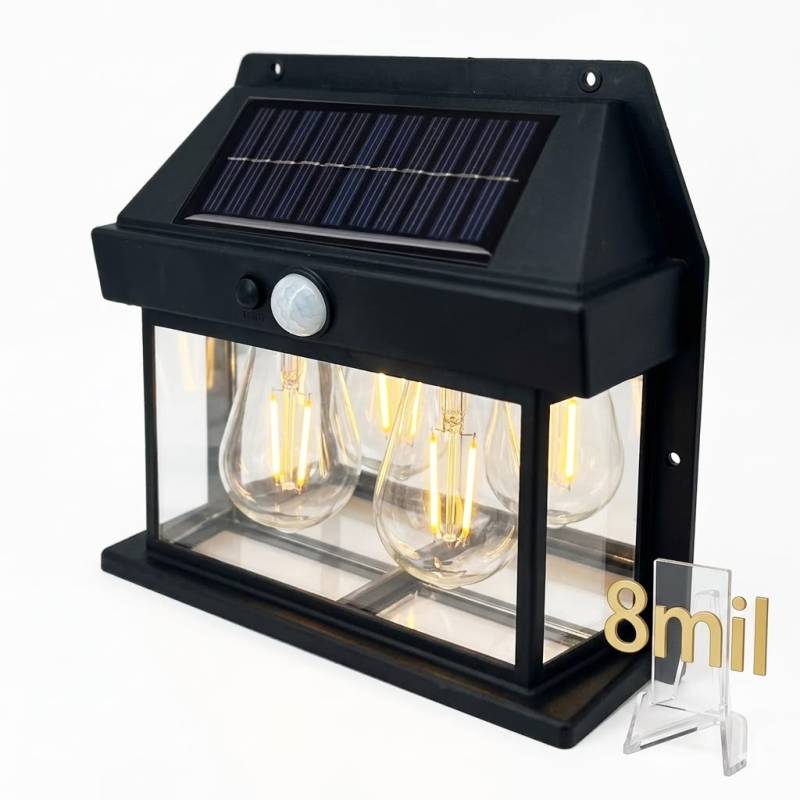 Applique Murale Solaire CBKI BK-888-2 avec Détecteur de Mouvement